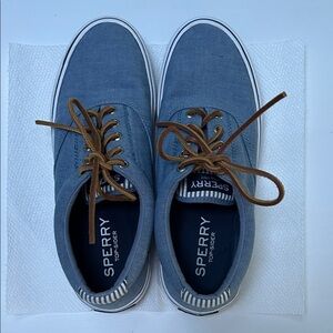 Sperry Men's Denim Blue Top-Sider Boat Shoes